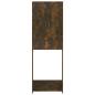 Preview: Waschmaschinenschrank Räuchereiche 64x25,5x190 cm