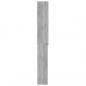 Preview: Waschmaschinenschrank Grau Sonoma 64x25,5x190 cm