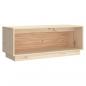 Preview: TV-Schrank 90x35x35 cm Massivholz Kiefer