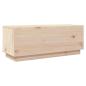 Preview: TV-Schrank 90x35x35 cm Massivholz Kiefer