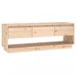 Preview: TV-Schrank 110,5x34x40 cm Massivholz Kiefer