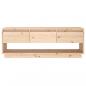 Preview: TV-Schrank 110,5x34x40 cm Massivholz Kiefer
