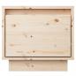 Preview: Nachttisch 35x34x32 cm Massivholz Kiefer