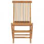 Preview: Klappbare Gartenstühle 6 Stk. Massivholz Teak