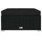 Preview: 8-tlg. Garten-Lounge-Set mit Kissen Poly Rattan Schwarz