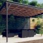 Preview: ARDEBO.de - 9-tlg. Garten-Lounge-Set mit Kissen Schwarz Poly Rattan