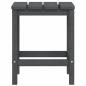 Preview: Adirondack-Gartenstuhl mit Tisch HDPE Anthrazit