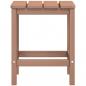 Preview: Adirondack-Gartenstuhl mit Tisch HDPE Braun