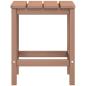 Preview: Adirondack-Gartenstuhl mit Tisch HDPE Braun