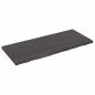Preview: ARDEBO.de - Wandregal Dunkelbraun 120x50x(2-4)cm Massivholz Eiche Behandelt