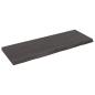 Preview: ARDEBO.de - Wandregal Dunkelbraun 140x50x(2-6)cm Massivholz Eiche Behandelt