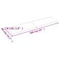 Preview: Wandregal Dunkelbraun 160x40x(2-4)cm Massivholz Eiche Behandelt