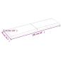 Preview: Wandregal Dunkelbraun 160x50x(2-4)cm Massivholz Eiche Behandelt