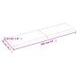 Preview: Wandregal Dunkelbraun 160x50x(2-4)cm Massivholz Eiche Behandelt