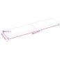 Preview: Wandregal Dunkelbraun 200x40x(2-4)cm Massivholz Eiche Behandelt