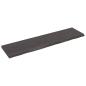 Preview: ARDEBO.de - Wandregal Dunkelbraun 200x50x(2-6)cm Massivholz Eiche Behandelt