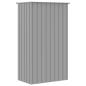 Preview: Voliere Grau 115x78x200 cm Verzinkter Stahl