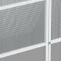 Preview: Voliere Grau 115x78x200 cm Verzinkter Stahl
