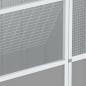 Preview: Voliere Grau 115x78x200 cm Verzinkter Stahl