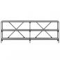 Preview: Konsolentisch Grau Sonoma 200x30x75 cm Holzwerkstoff und Eisen