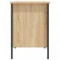 Preview: Schuhregal Sonoma-Eiche 131x35x50 cm Holzwerkstoff