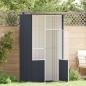Preview: Voliere Anthrazit 115x78x200 cm Verzinkter Stahl