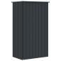 Preview: Voliere Anthrazit 115x78x200 cm Verzinkter Stahl