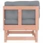 Preview: Ecksofa mit Kissen Massivholz Douglasie