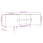 Preview: TV-Schrank Betongrau 150x30x50 cm Holzwerkstoff