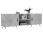 Preview: TV-Schrank Betongrau 150x30x50 cm Holzwerkstoff
