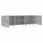 Preview: TV-Schrank Betongrau 150x30x50 cm Holzwerkstoff
