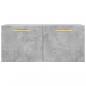 Preview: Wandschrank Betongrau 80x36,5x35 cm Holzwerkstoff