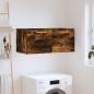 Preview: ARDEBO.de - Wandschrank Räuchereiche 80x36,5x35 cm Holzwerkstoff