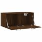 Preview: Wandschrank Braun Eichen-Optik 80x36,5x35 cm Holzwerkstoff