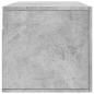 Preview: Wandschrank Betongrau 100x36,5x35 cm Holzwerkstoff