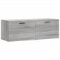 Preview: Wandschrank Grau Sonoma 100x36,5x35 cm Holzwerkstoff