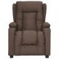 Preview: Massagesessel mit Aufstehhilfe Taupe Stoff