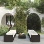 Preview: ARDEBO.de - 9-tlg. Garten-Lounge-Set mit Kissen Poly Rattan Schwarz