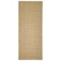 Preview: Teppich Natur Sisal 80x200 cm