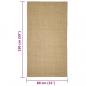 Preview: Teppich Natur Sisal 80x150 cm