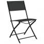 Preview: 3-tlg. Bistro-Set Stahl Schwarz