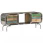 Preview: ARDEBO.de - TV-Schrank Mehrfarbig 110x30x42 cm Altholz Massiv