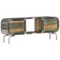 Preview: TV-Schrank Mehrfarbig 110x30x42 cm Altholz Massiv