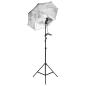 Preview: Fotostudio-Set mit Beleuchtung und Hintergrund