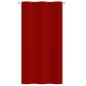 Preview: Balkon-Sichtschutz Rot 120x240 cm Oxford-Gewebe