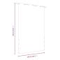 Preview: Balkon-Sichtschutz Rot 140x240 cm Oxford-Gewebe