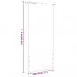 Preview: Balkon-Sichtschutz Braun 100x240 cm Oxford-Gewebe