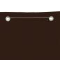 Preview: Balkon-Sichtschutz Braun 140x240 cm Oxford-Gewebe