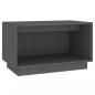 Preview: TV-Schrank Grau 60x35x35 cm Massivholz Kiefer