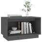Preview: TV-Schrank Grau 60x35x35 cm Massivholz Kiefer
